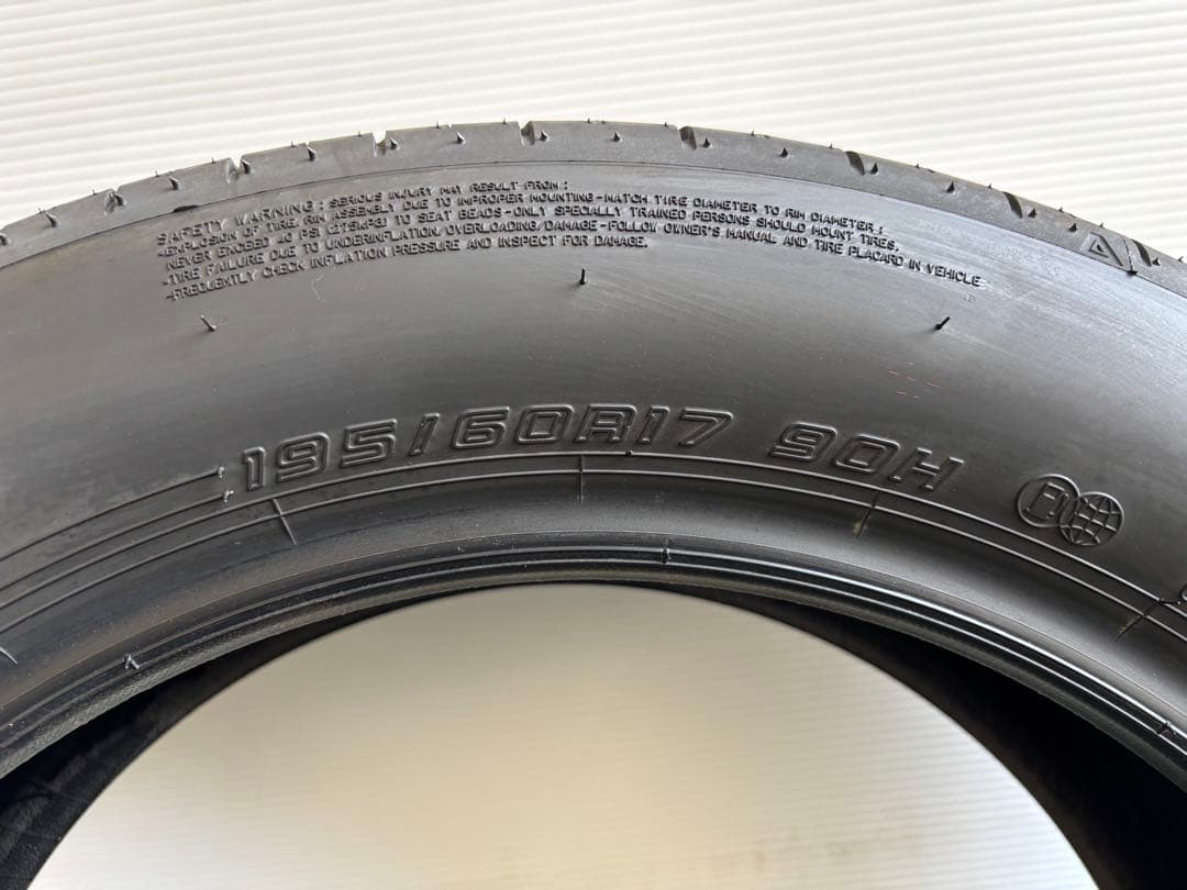 ②【新車外し・送料無料‼️】195/60R17 ダンロップエナセーブ EC350