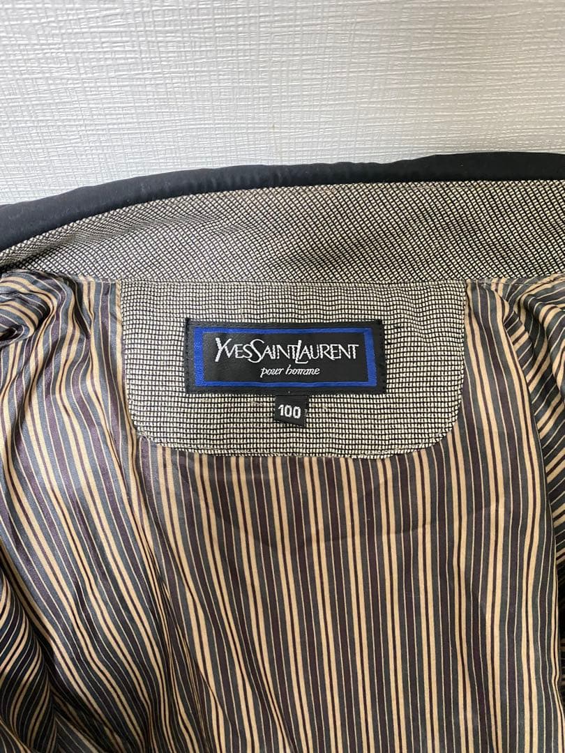 【希少】Yves Saint Laurent グレー ジャンパー