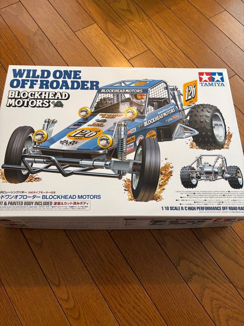タミヤ　ワイルドワンオフローダー　ブロックヘッドモーターズ完成品
