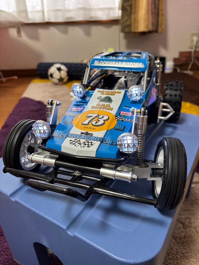 タミヤ　ワイルドワンオフローダー　ブロックヘッドモーターズ完成品