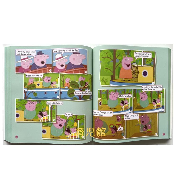 Peppa Pig ペッパピッグ　漫画版シリーズ2 絵本2冊全冊音源付動画付