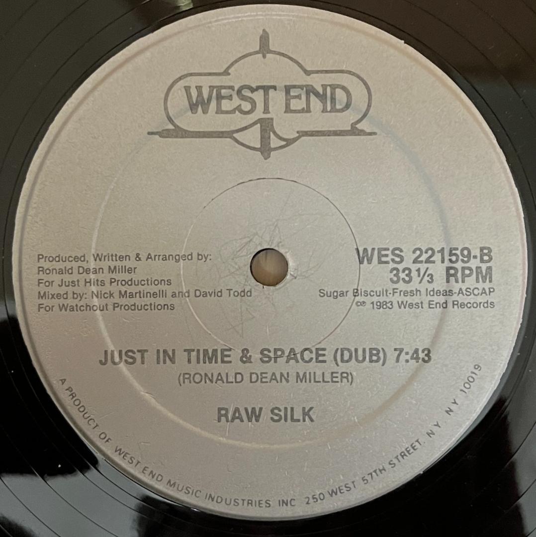 12\" RAW SILK JUST IN TIME USオリジナル