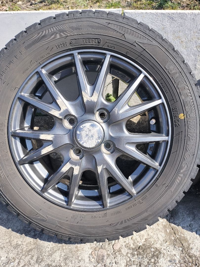 DUNLOP スタッドレスタイヤ 13インチ 4本セット