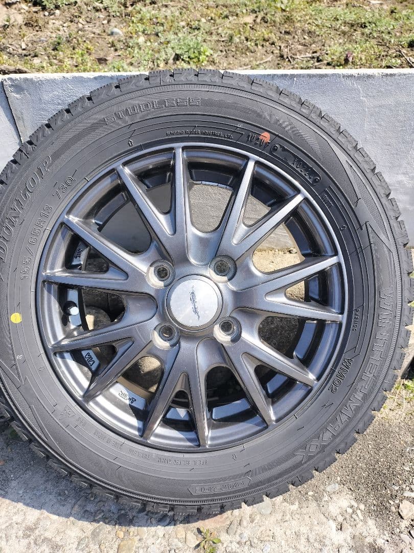 DUNLOP スタッドレスタイヤ 13インチ 4本セット