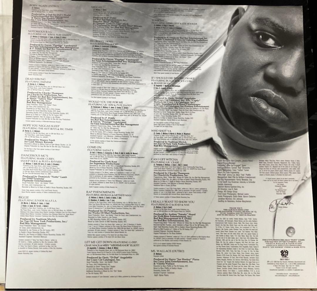 【USオリ2LP】The Notorious B.I.G. Born Again