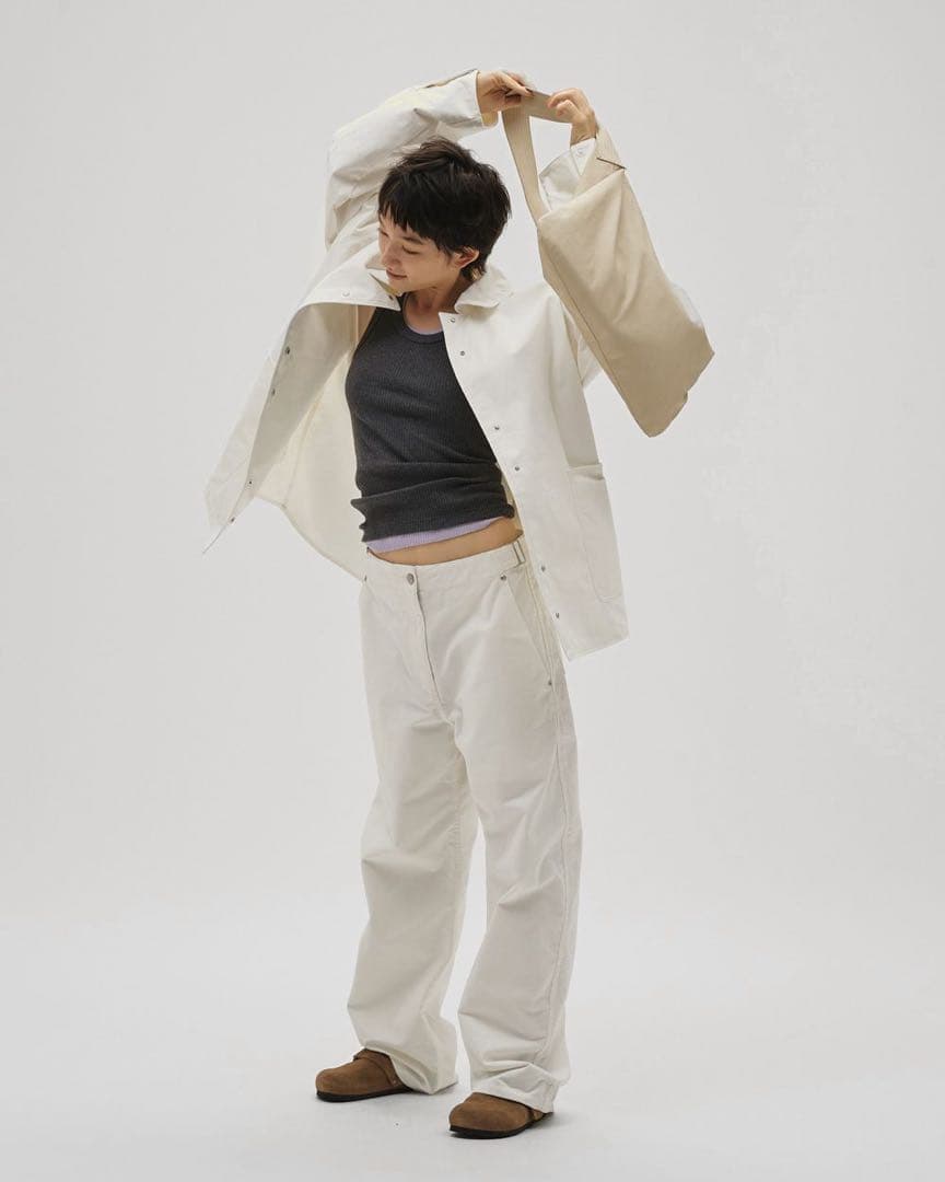 TODAYFUL Boyfriend Cotton Pants 白 38 新品