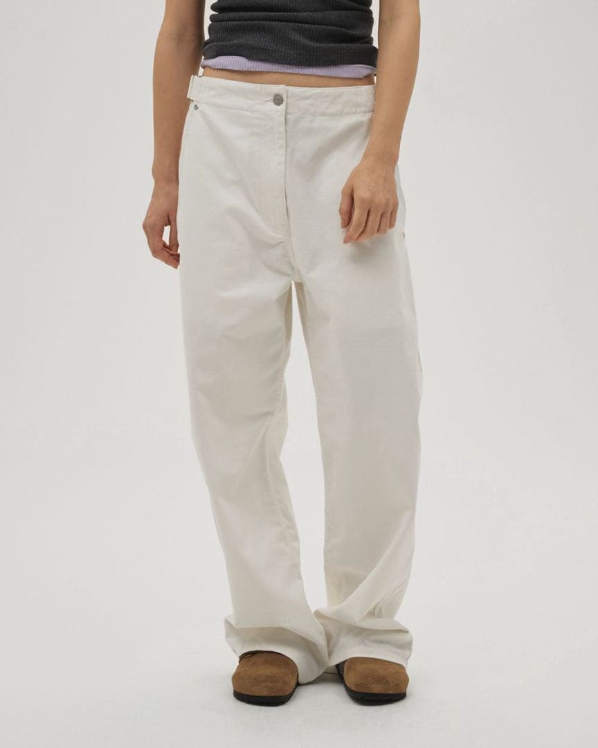 TODAYFUL Boyfriend Cotton Pants 白 38 新品