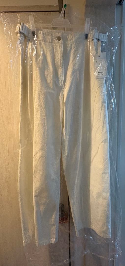 TODAYFUL Boyfriend Cotton Pants 白 38 新品