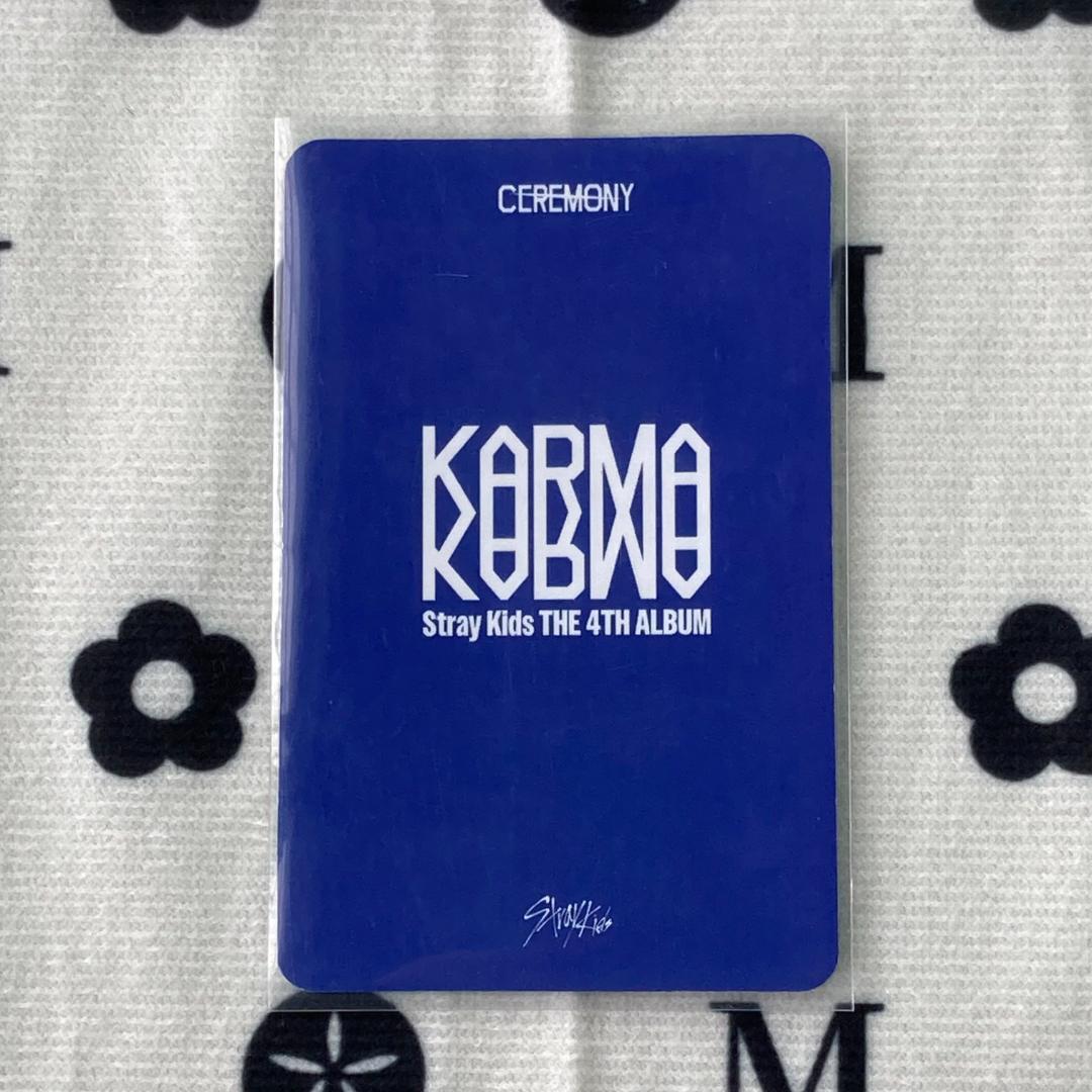 StrayKids ヒョンジン 韓国 KARMA 事前収録 サノク トレカ