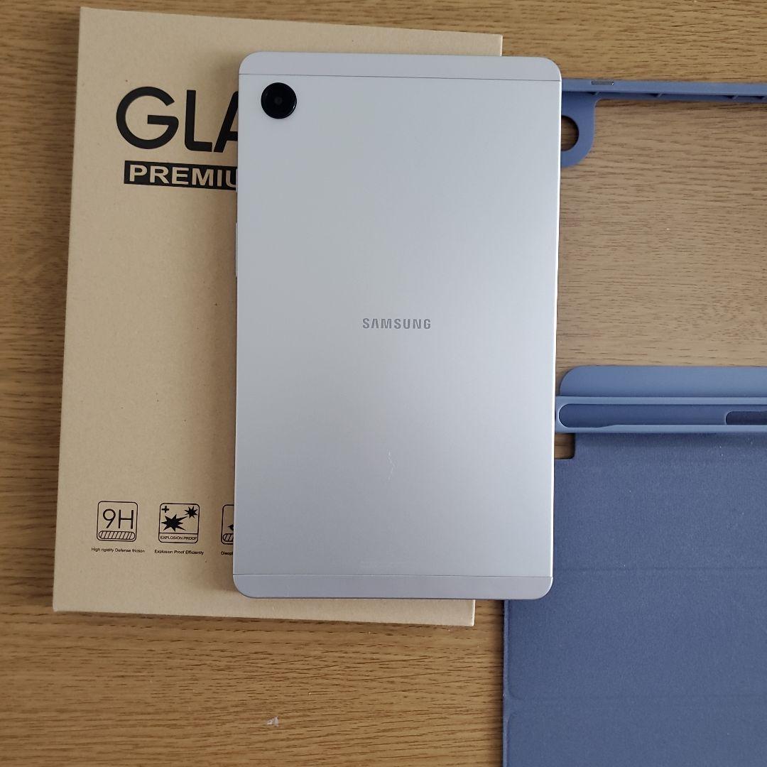 Samsung Galaxy TabA9 シルバー ケース付き