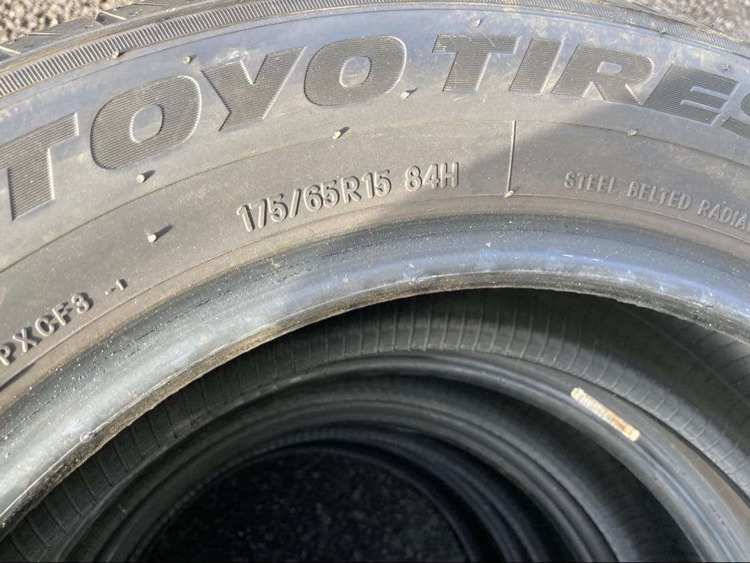 TOYO TIRES 175/65R15 25年製 夏タイヤ 【南-59 ①】