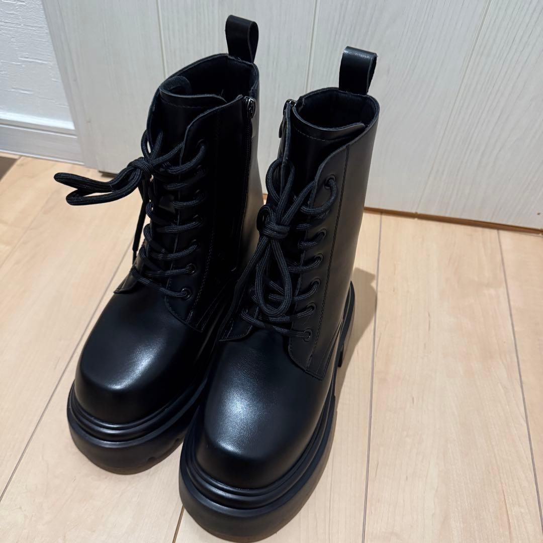 HSK シークレットブーツ ブラック 16.5cm
