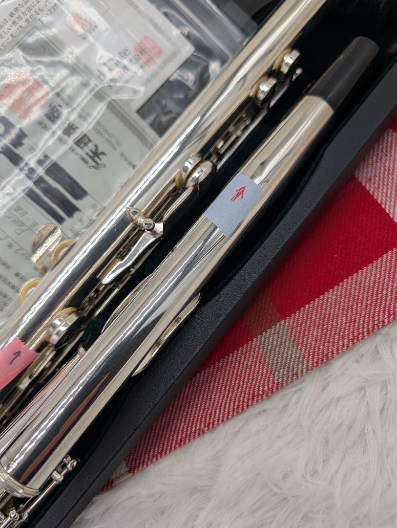 値下げ●美品Pearl Flute ブリランテ PF-525E-BZケース2種