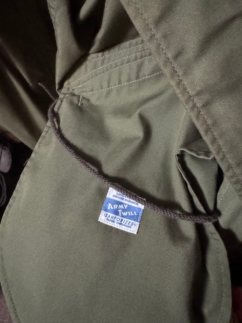 ジャーナルスタンダード　ARMY TWILL フィッシュテールコート　M