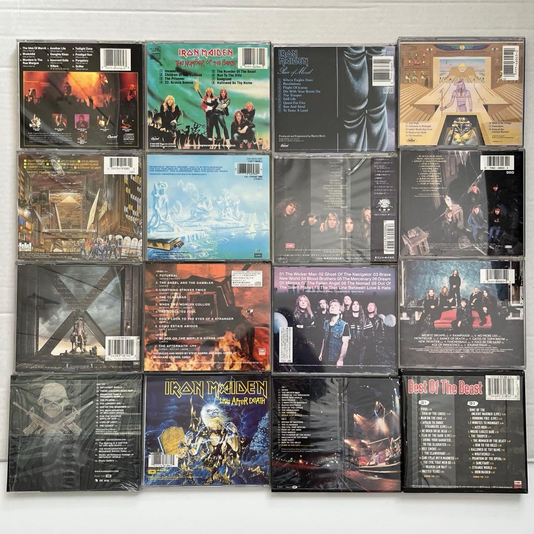 アイアンメイデンCD アルバム16作品セット