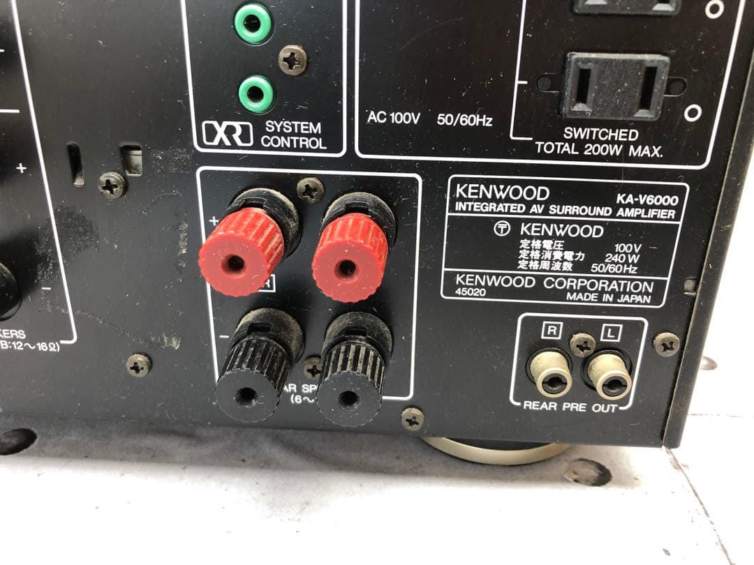 KENWOOD/KA-V6000/サラウンドアンプ(L98)