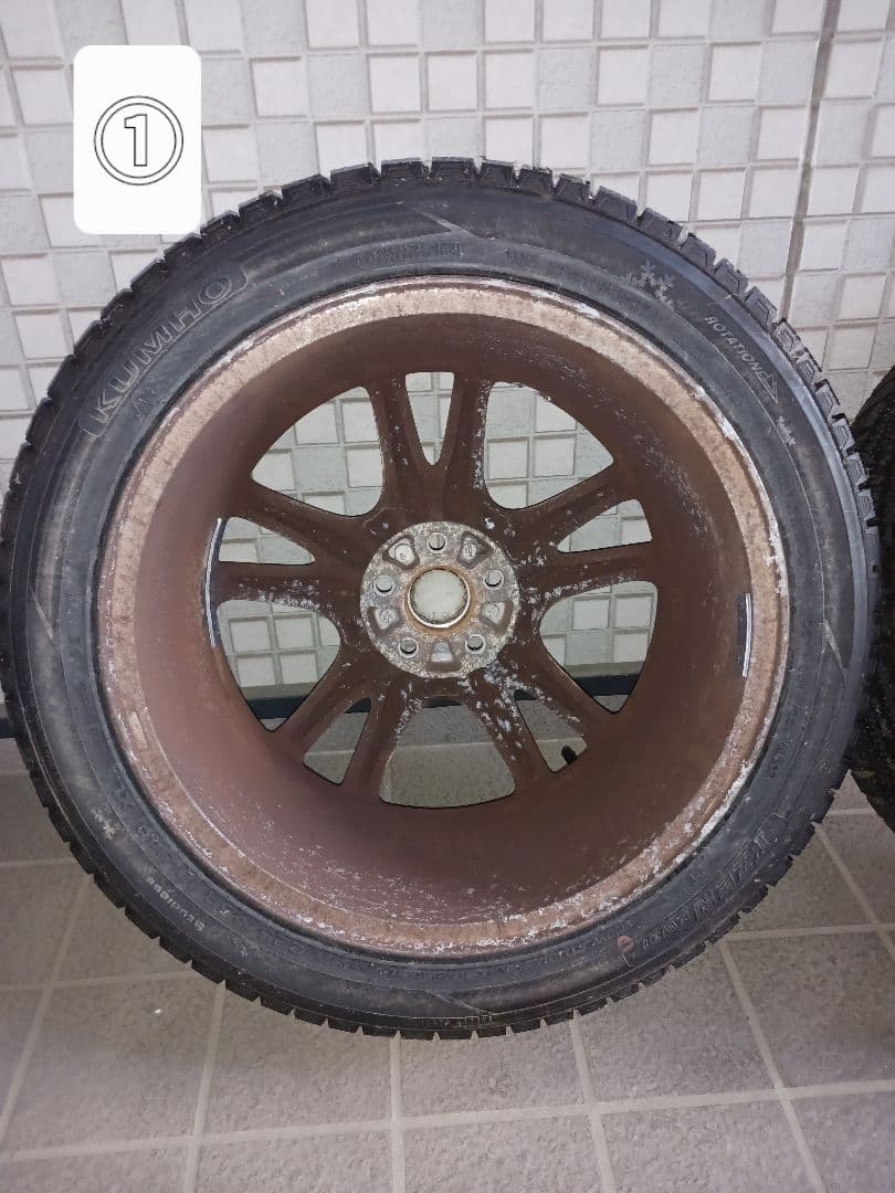 【ジャンク品】SUBARU　純正ホイール（スタッドレスタイヤ付き）4本セット