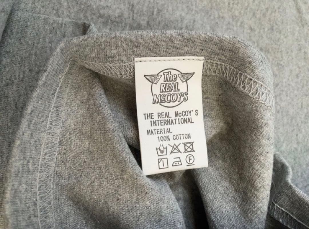 リアルマッコイズ 半袖Tシャツ グレー　　XL
