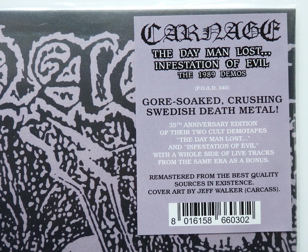初期音源集 限定盤 CARNAGE The Day Man Lost...