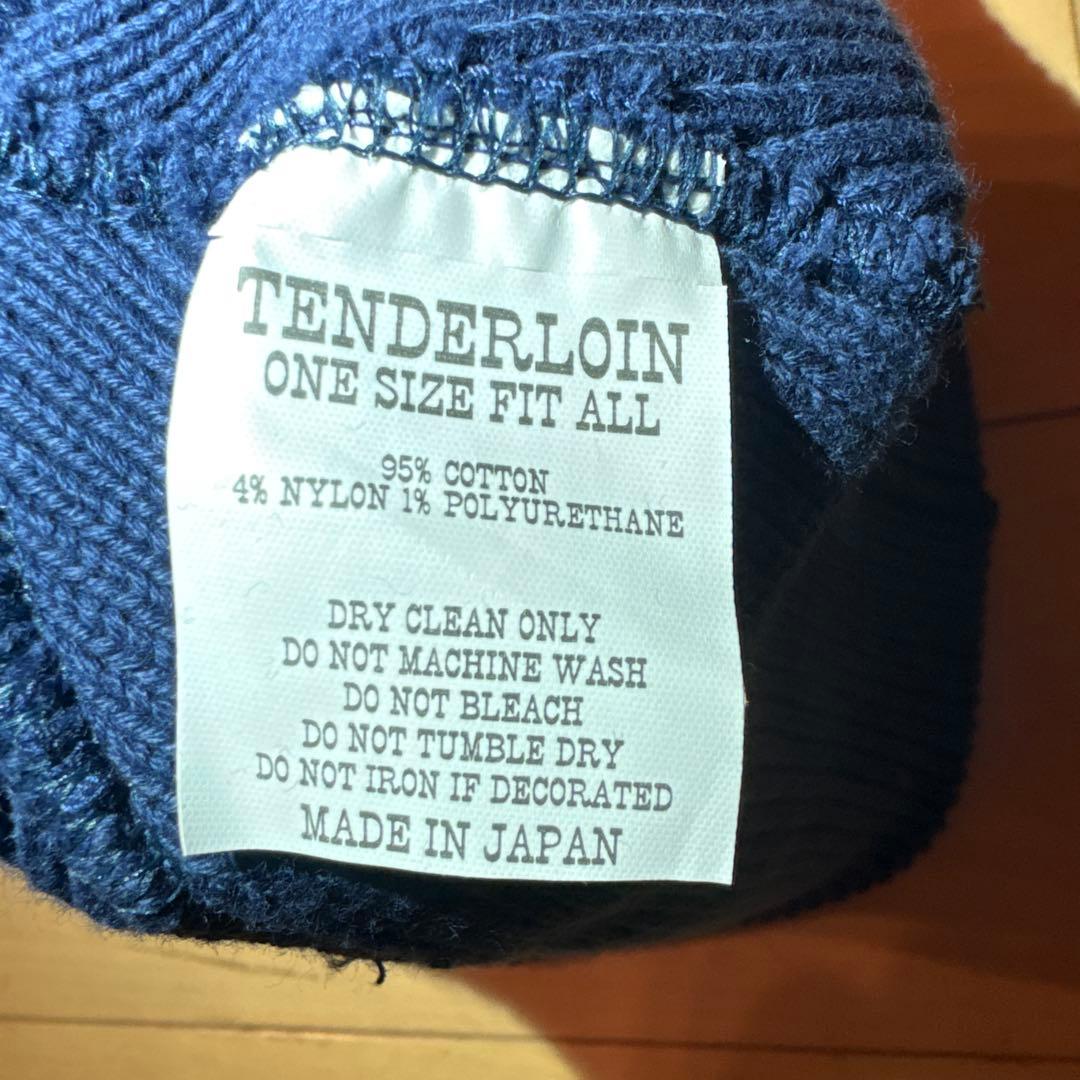 TENDERLOIN ネイビー ニット帽 ワンサイズ