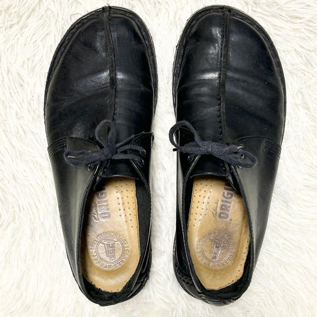 ✨良品✨Clarks クラークス デザートトレック ブラック レザー 27.5㎝