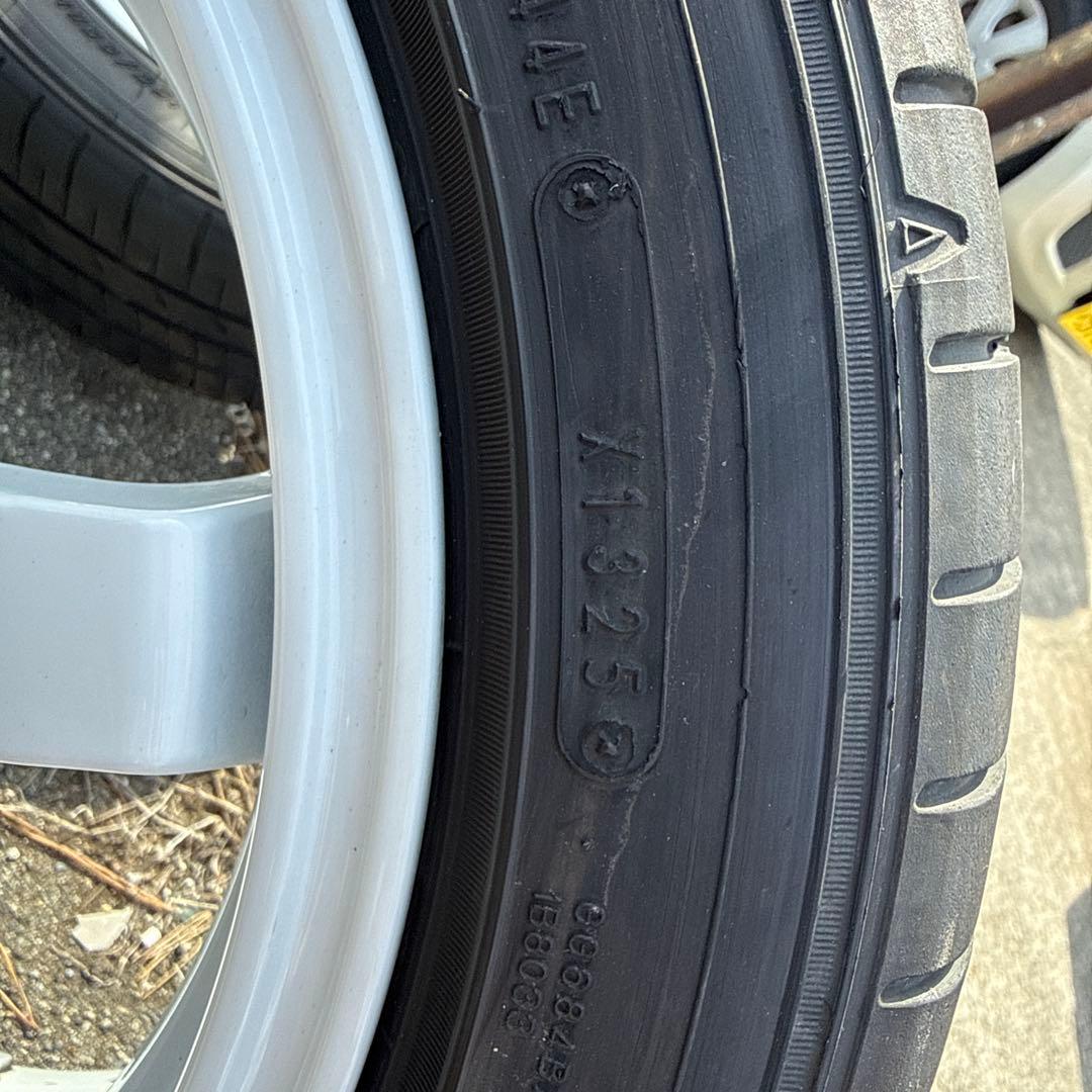 165/55R14 14×5.5j pcd100 25年 オフセット+38
