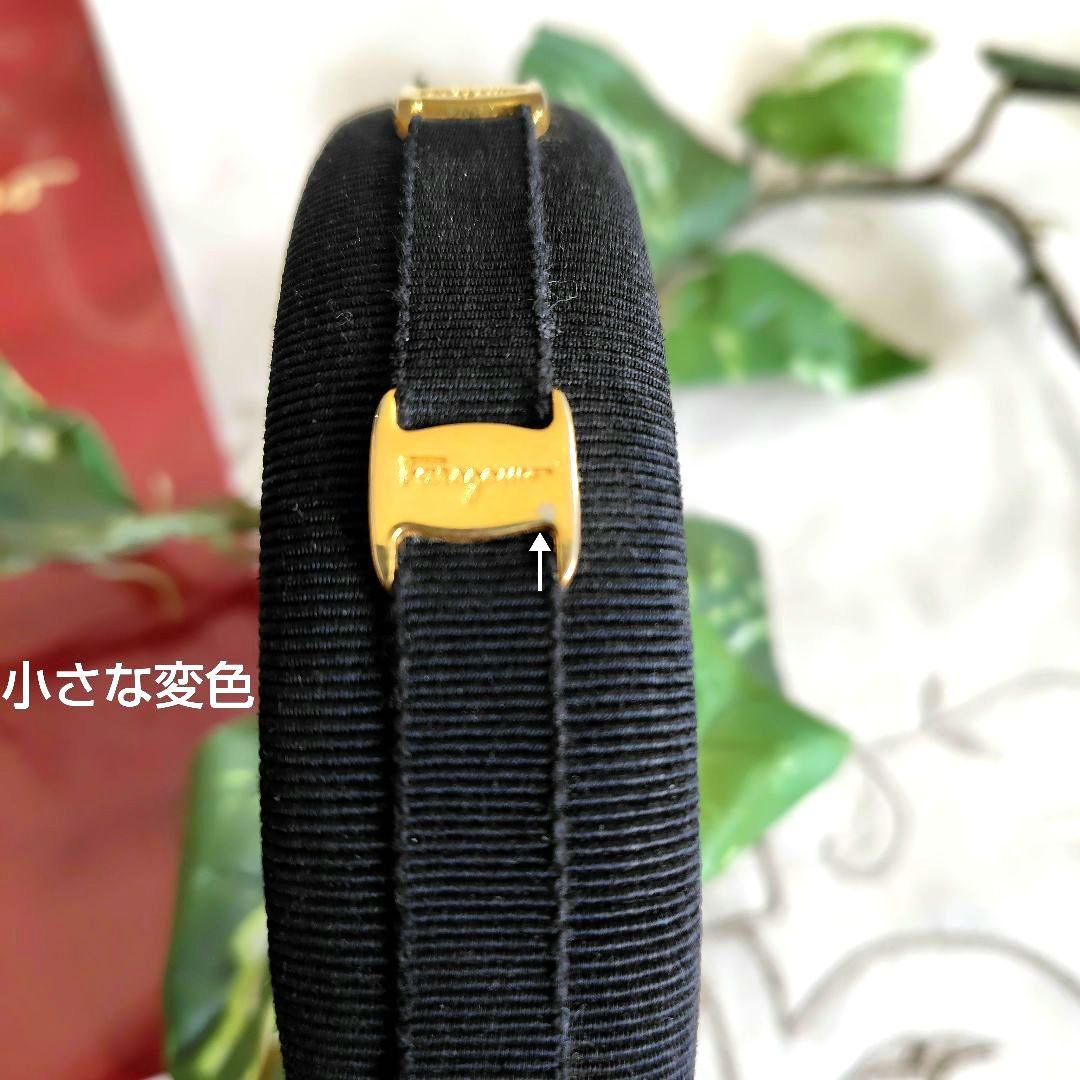 【 大人気 】Ferragamo フェラガモ ヴァラリボン カチューシャ 黒