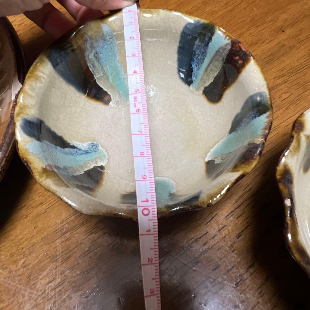 やちむん　沖縄　陶器皿7枚セット