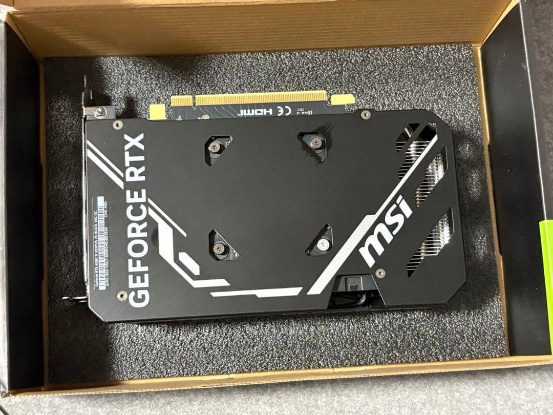【ジャンク】RTX 4060 Ti VENTUS 2X BLACK 16G OC