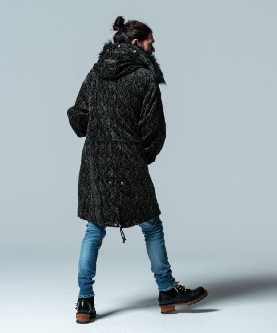 新品／Lサイズ／定価63,800円／グラム glamb／グランジ系 モッズコート