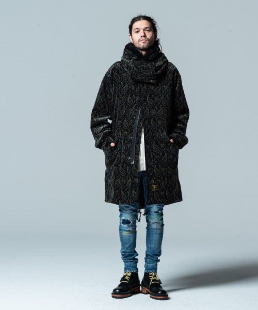 新品／Lサイズ／定価63,800円／グラム glamb／グランジ系 モッズコート