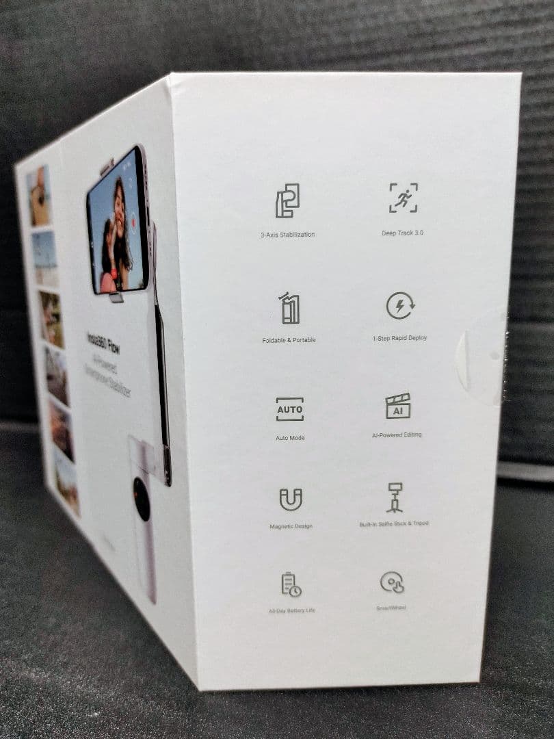 Insta360 Flow スマートフォンスタビライザー AI機能搭載 美品！