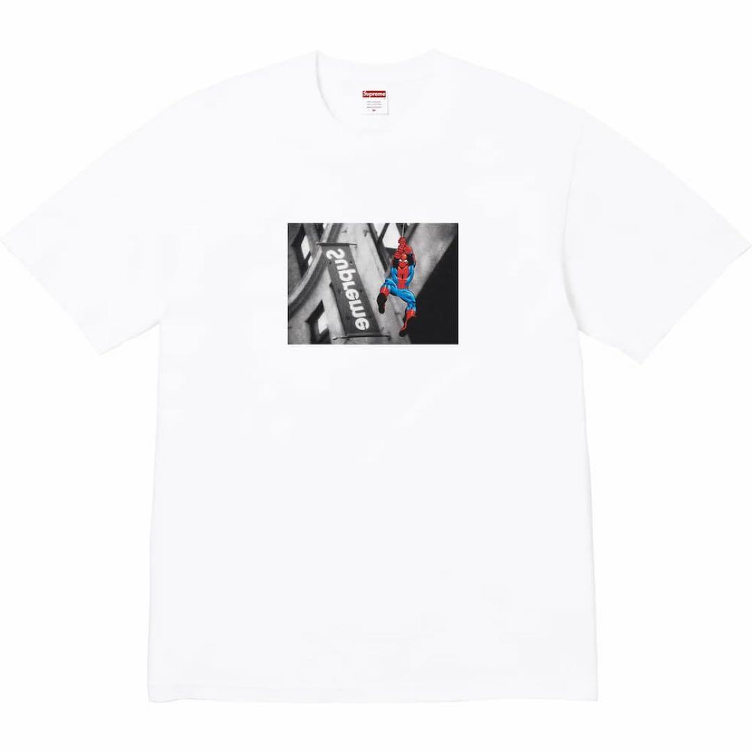 Supreme x Spider-Man Tee シュプリーム Tシャツ 白 M