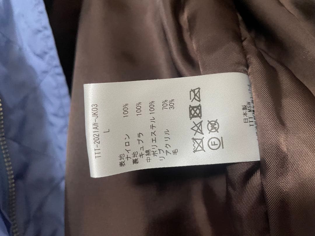 TTT_MSW 21FW AW フライトジャケット