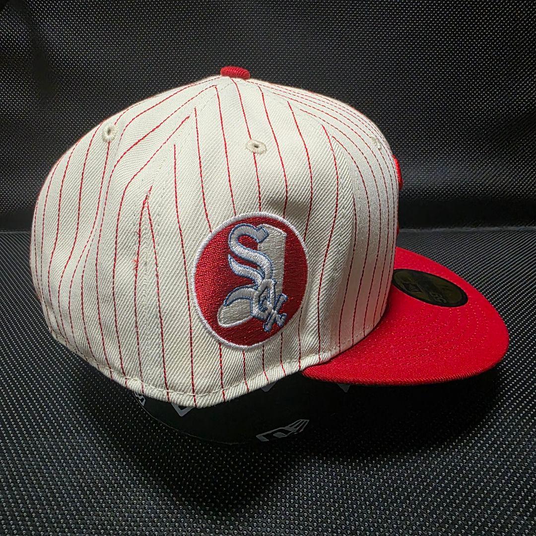 7 3/4 (61.5cm) ニューエラ ホワイトソックス 59FIFTY 赤