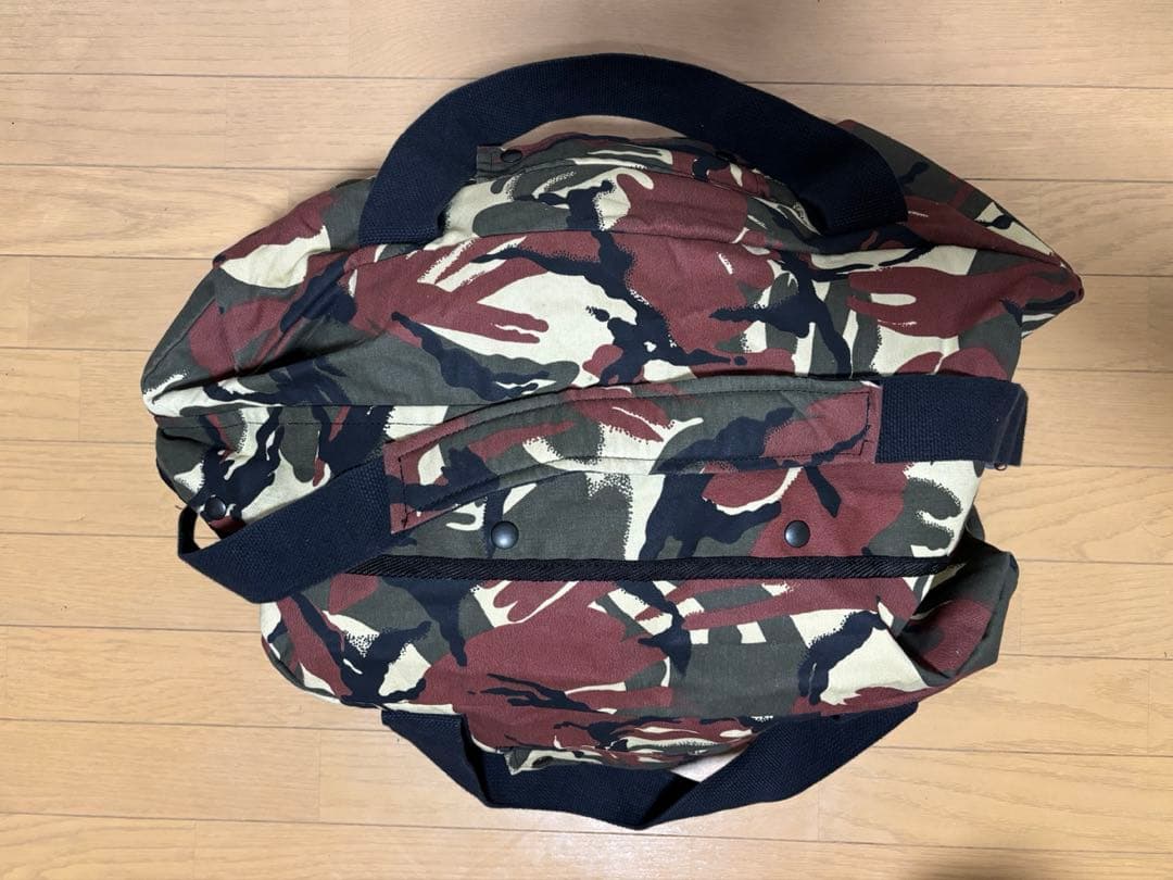 希少 Supreme 迷彩 ボストンバッグ オールド 正規品 修理前提