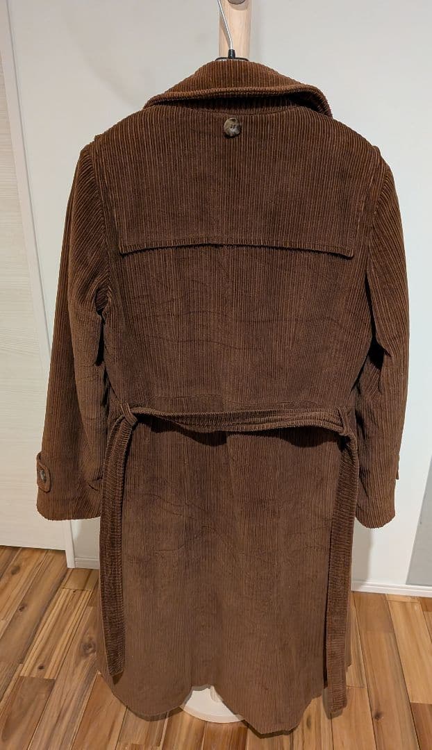 Max Mara weekend ロング　コート　コーデュロイ ブラウン