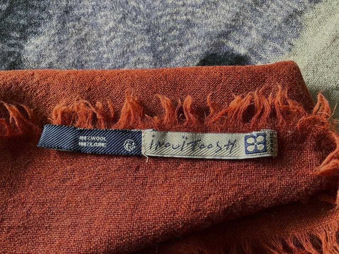 INOUI TOOSH イヌイトゥーシュ 大判ウールストール　パンダ