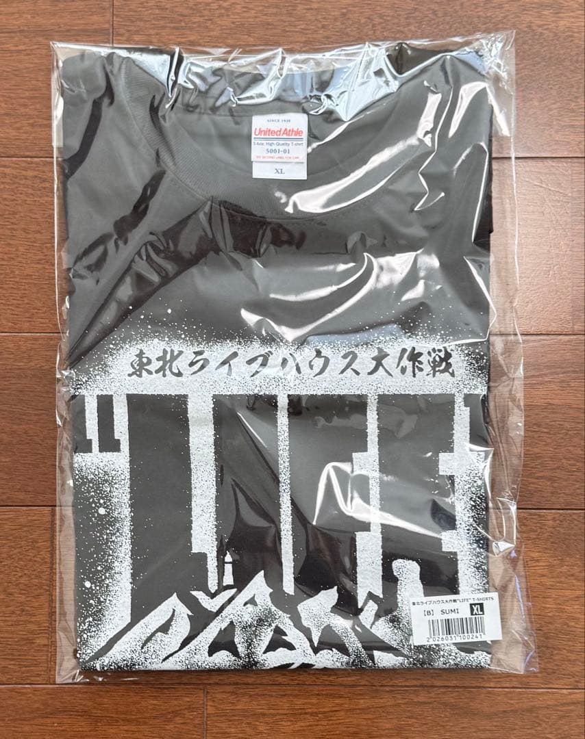 東北ライブ大作戦　LIFE Tシャツ　スミクロ　XL 新品　未開封