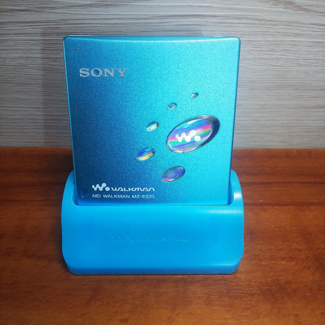 ●SONY MD WALKMAN MZ-E520 青 動作品