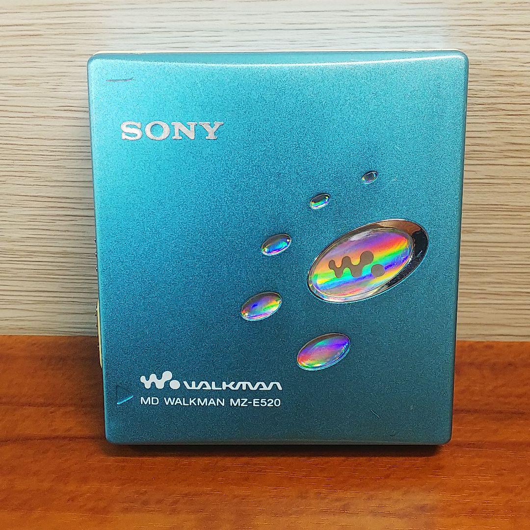●SONY MD WALKMAN MZ-E520 青 動作品