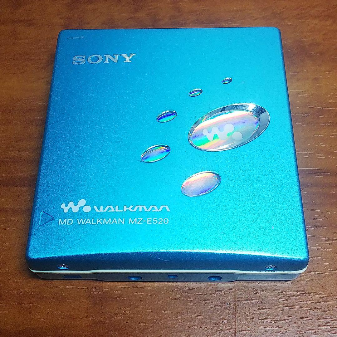 ●SONY MD WALKMAN MZ-E520 青 動作品