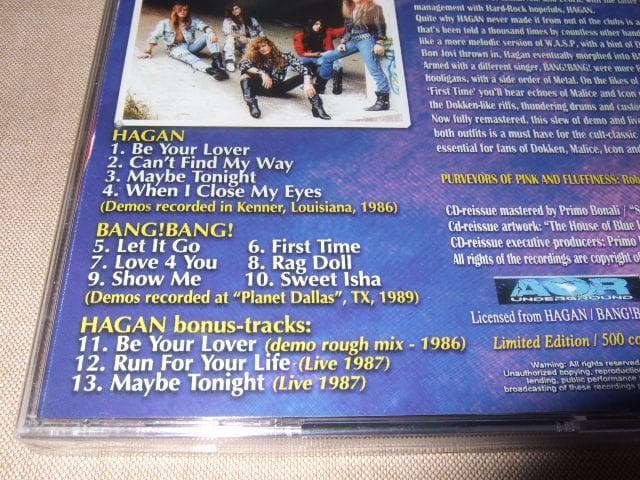 HAGAN,BANG!BANG!,新品未開封,メロディック・メタル,ハードロック