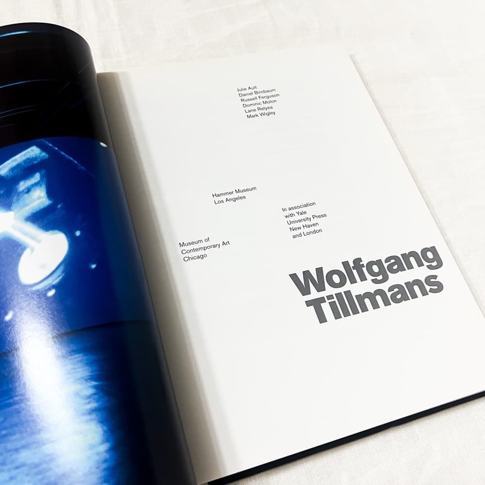 Wolfgang Tillmans/ ヴォルフガング・ティルマンス 作品集.
