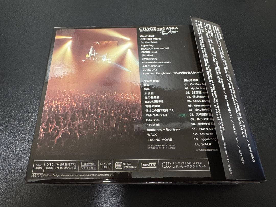 希少 CHAGE&ASKA two-five 2004 DVD 美品 チャゲアス