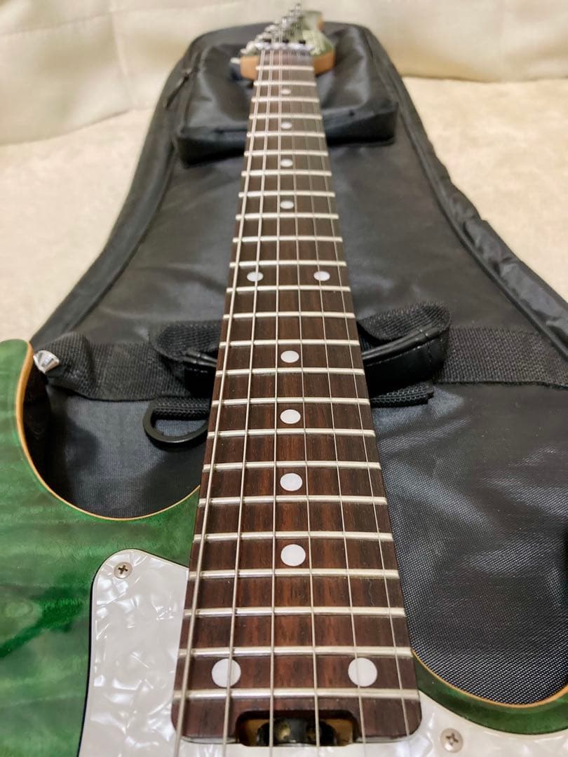 【美品】schecter SD-2-24-AL See-thru Green