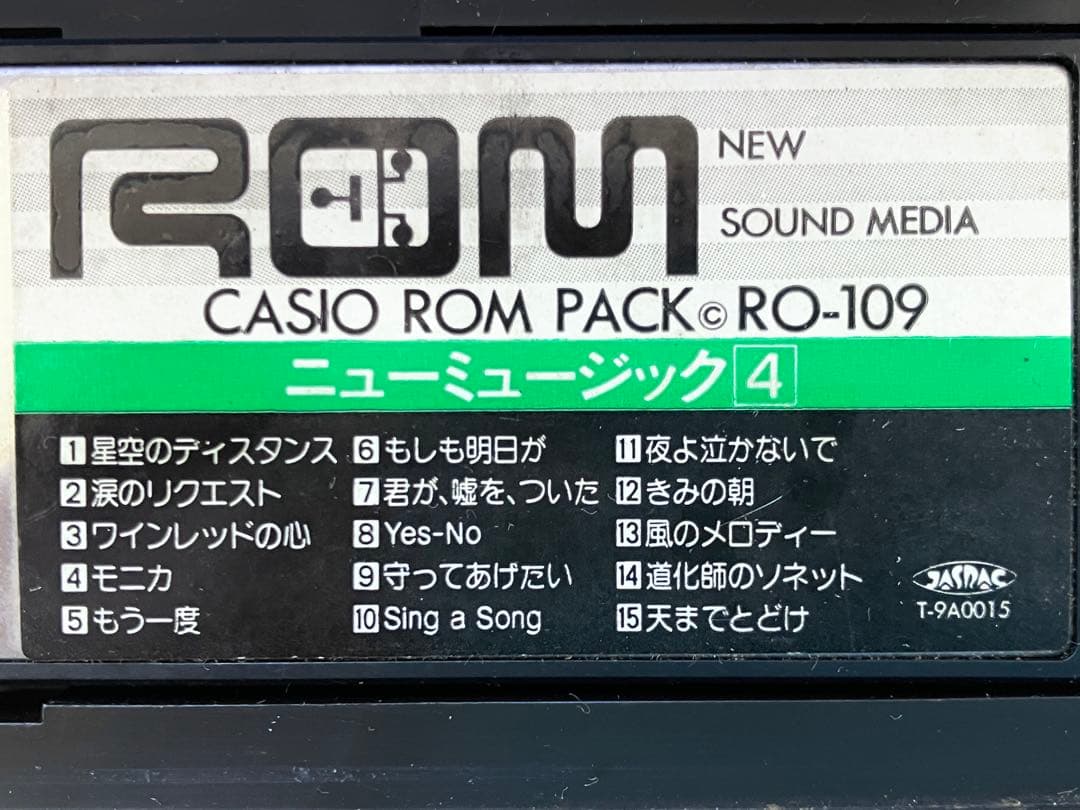 CASIO PT-80　外箱／ROMパック2個／別売りアダプター付　動作確認済