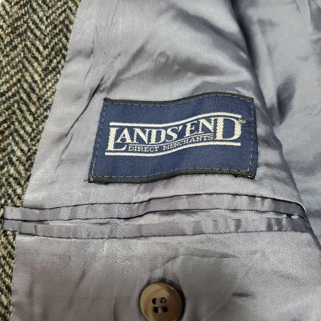 希少✨LANDSEND　ハリスツイード　テーラードジャケット　　たいやき様