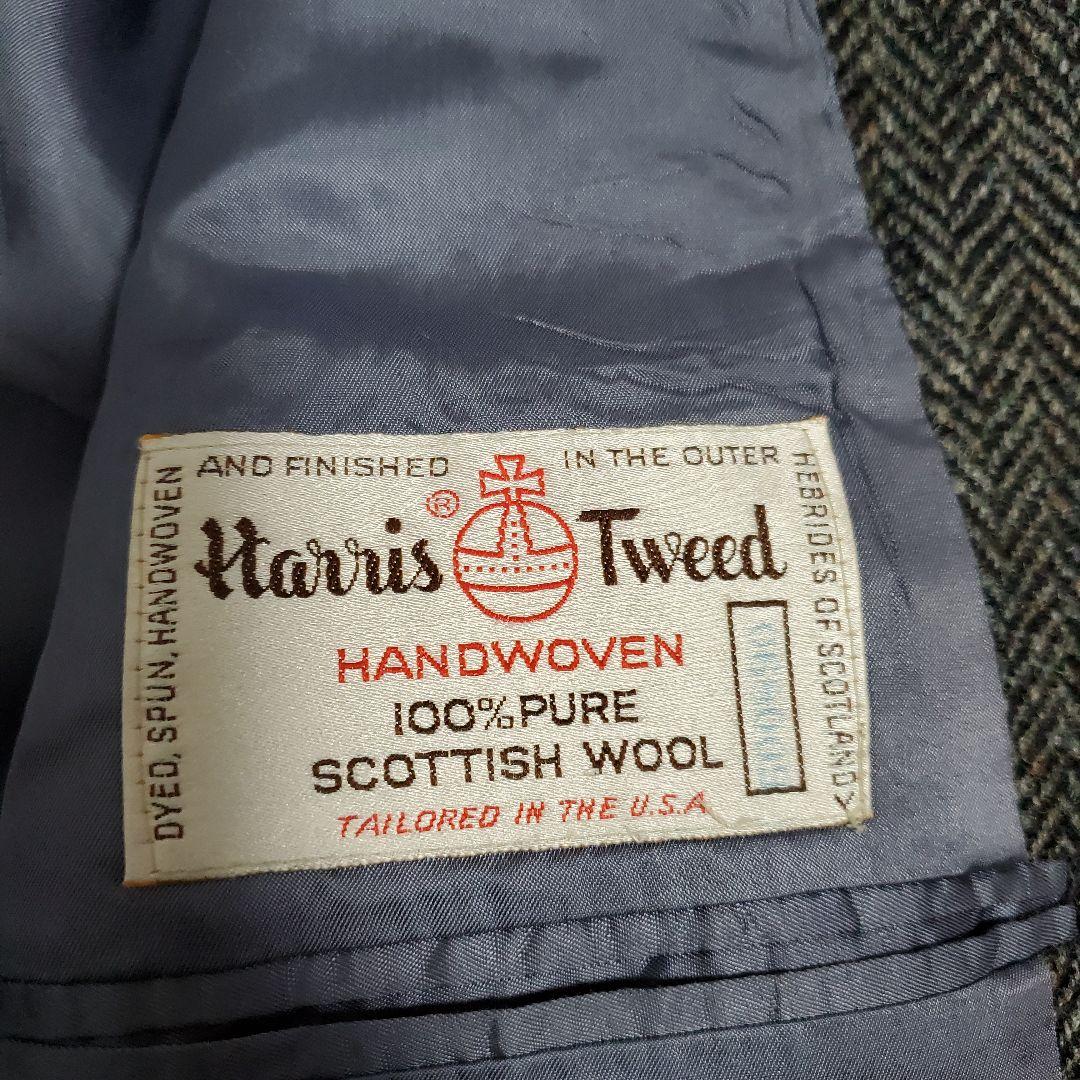 希少✨LANDSEND　ハリスツイード　テーラードジャケット　　たいやき様