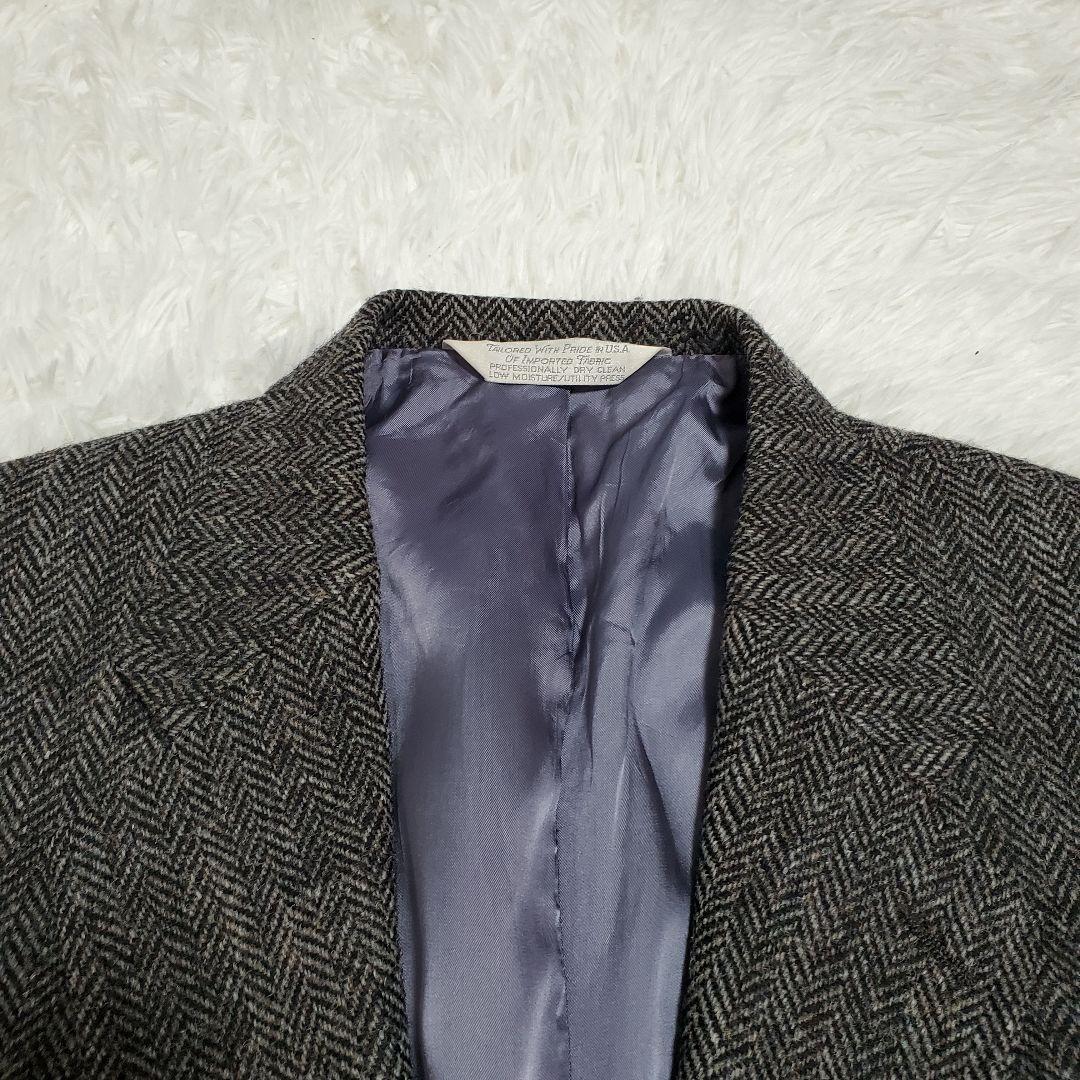 希少✨LANDSEND　ハリスツイード　テーラードジャケット　　たいやき様
